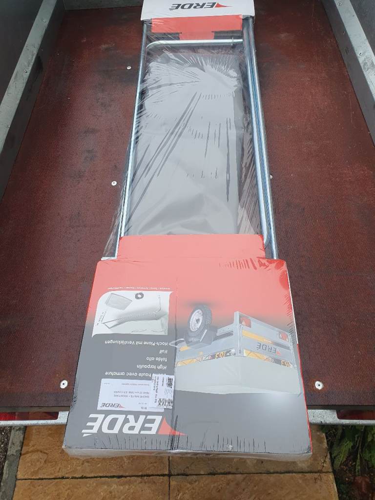 Erde First 150 Trailer with New high frame and cover 