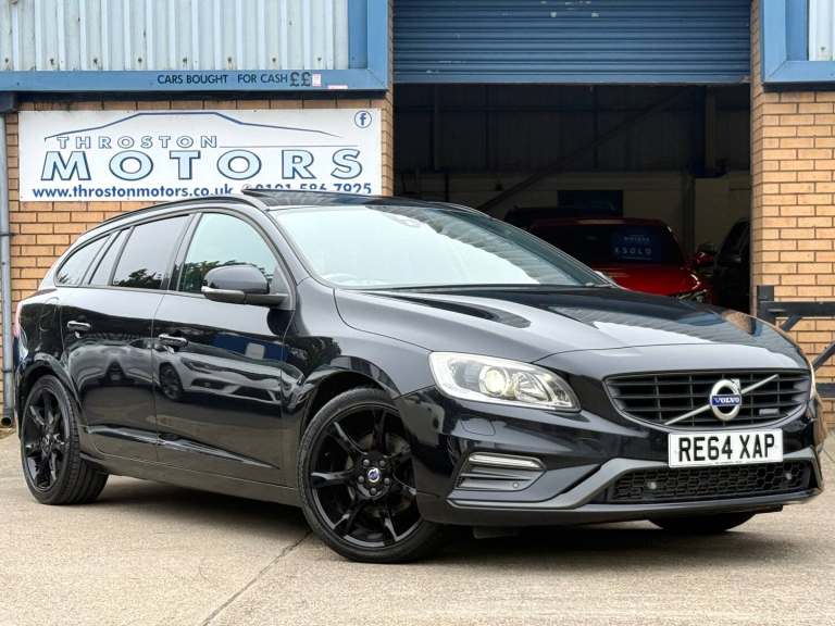 ** F.S.H ** 2014 64 Volvo V60 2.0 R-Design Lux Nav D4 5 dr Estate ** £20 TAX **