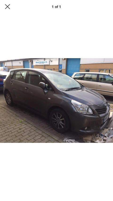 toyota verso mk2 grey 2009 to 2016 parts for breaking 