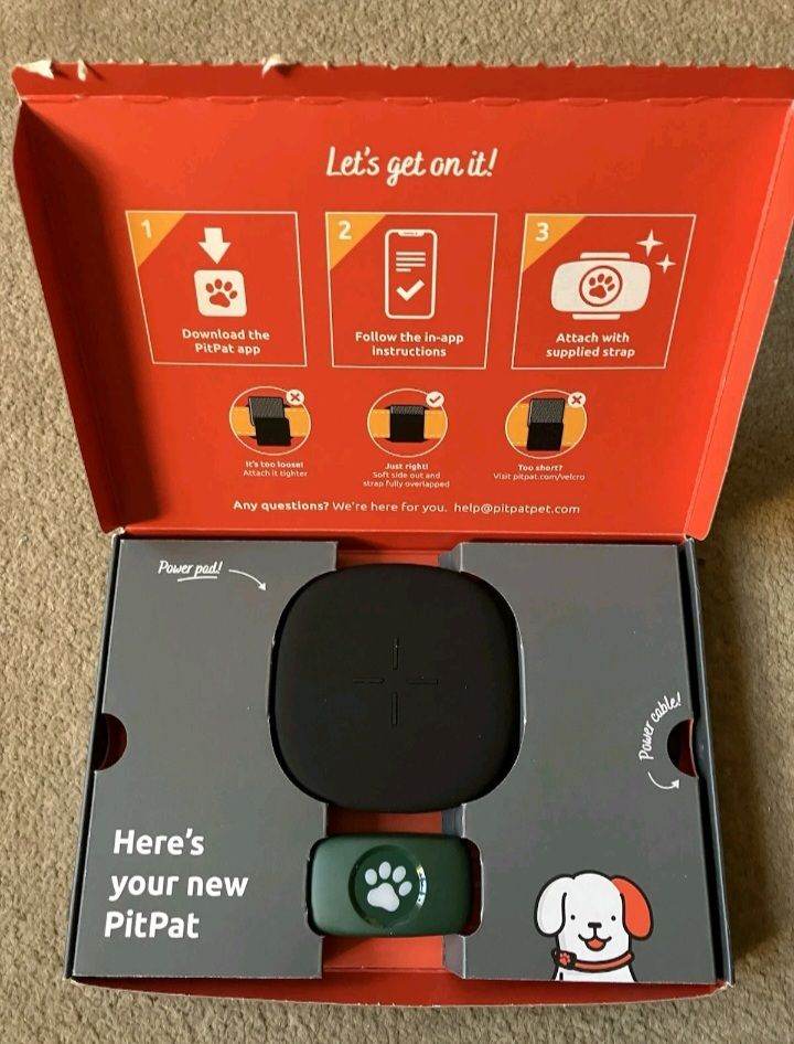 Pit Pat GPS tracker For Dogs No Ongoing Subscription Green Coloured 