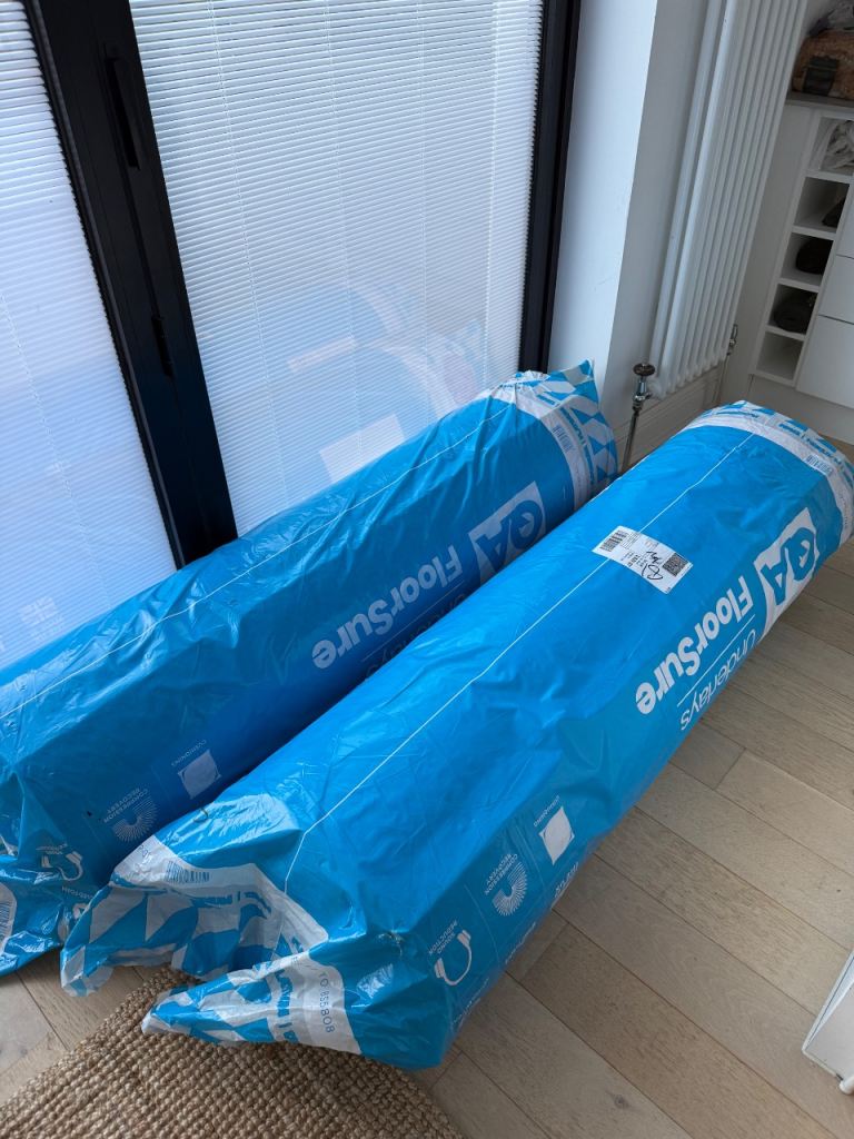 Carpet underlay soft 12mm thick 15 metres squared