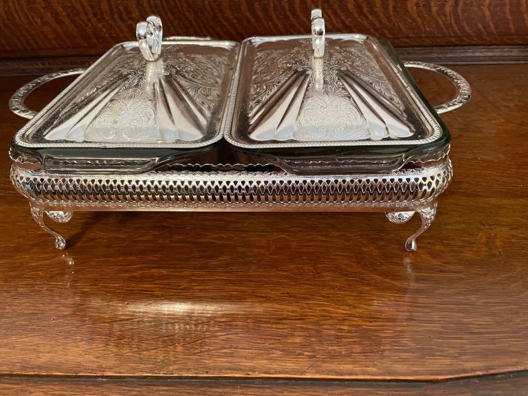 image for Silver plated serving dishes 