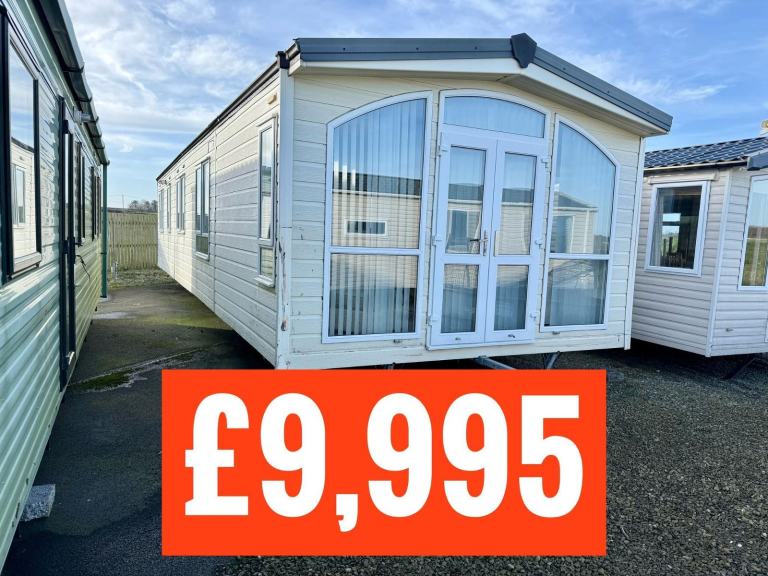 OFF SITE static caravan Scotland double glazed & heated 3 bed Cosalt Balmoral