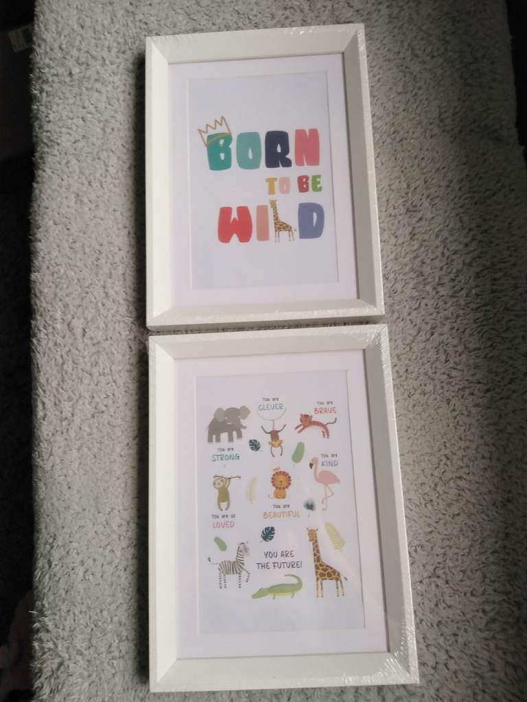 Nursery prints in frames *Brand new*