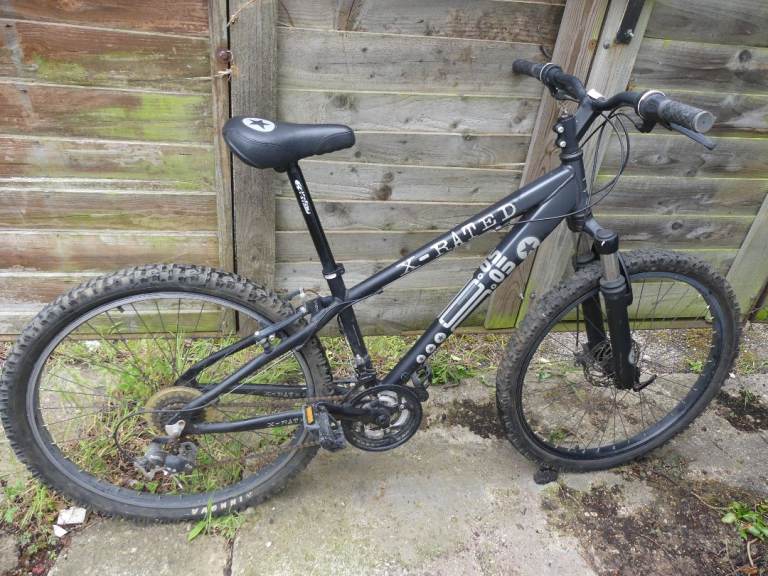 X-RATED Mountain Bike – Black, Fair Condition