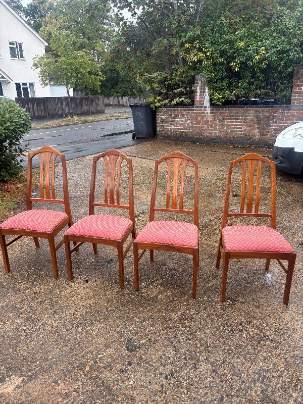Stunning set of Nathan Furniture Dining Chairs - Set of 4, Good Condition