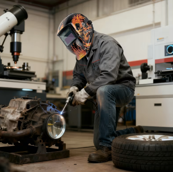 Welding Helmet: Protection for Head, Face, Eyes, and Neck