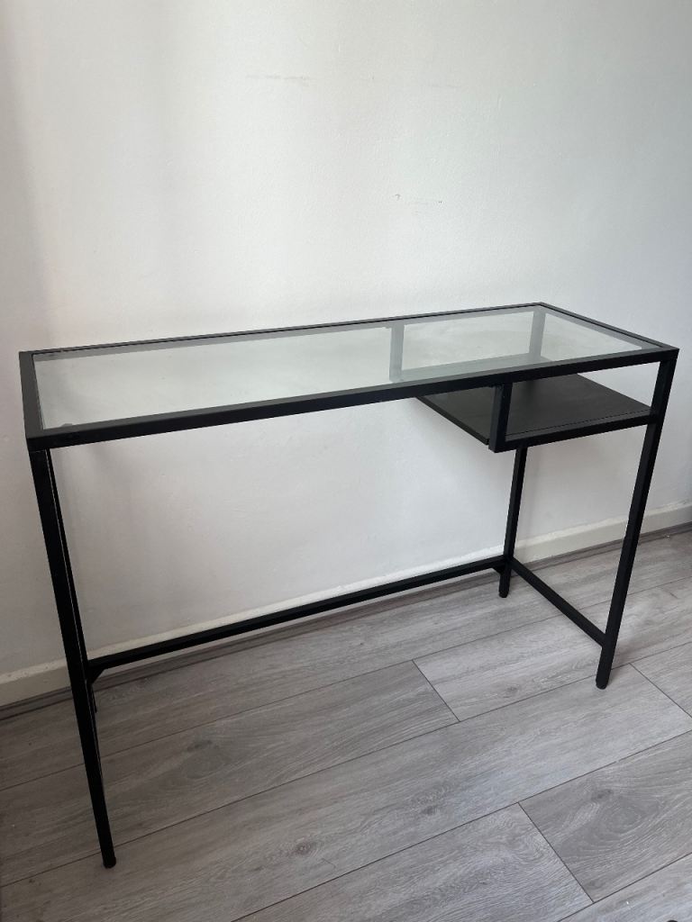 IKEA VITTSJÖ Glass Laptop Table