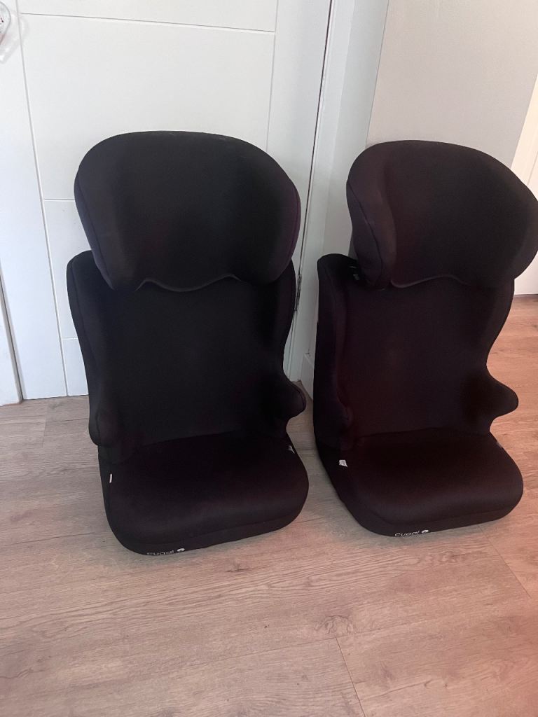 Two Black Car Booster Seats – Group 2-3, Good Condition