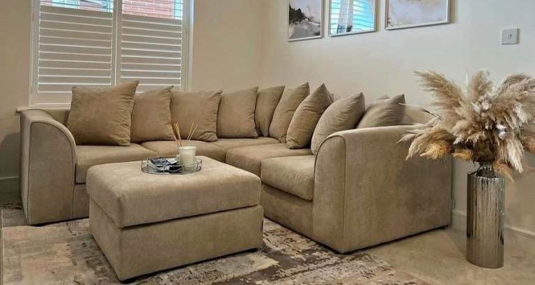 Premium 3+2 Seater Dylan Sofa & Corner Sofa Available Free Home Delivery 🚚🚛
