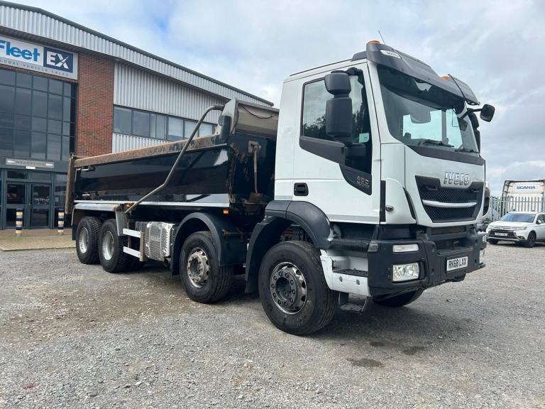 IVECO STRALIS X-WAY 8X4 STEEL TIPPER 2018 – RK68 LXX