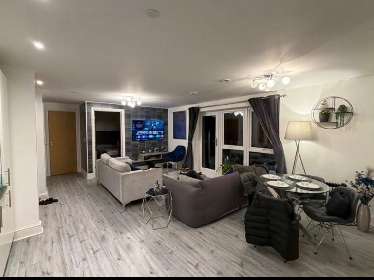 Double bedroom in a new two bedroom apartment