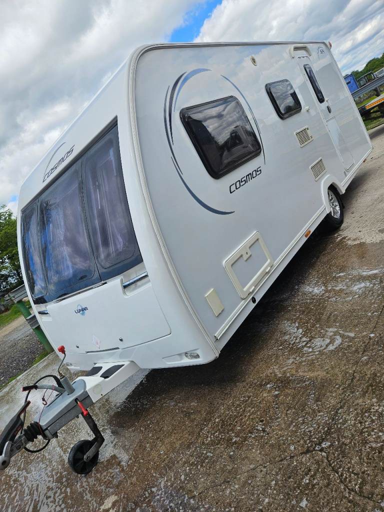 2014 Lunar Cosmos 524 - 1 owner, fsh, solar, new tyres, awning & accessories, immaculate throughout 