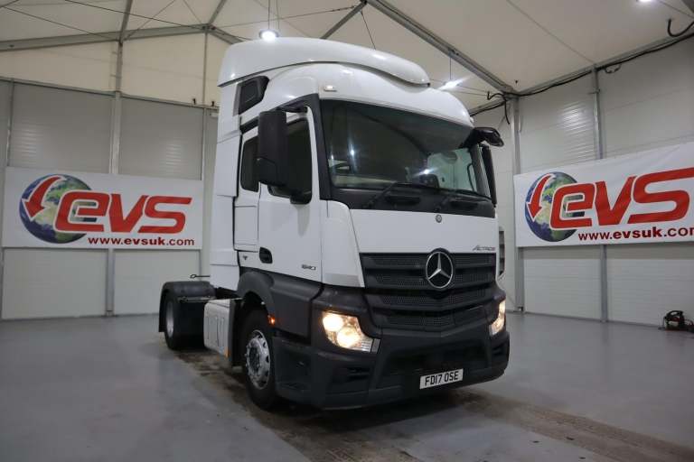 2017 (17 PLATE) Mercedes Benz ACTROS 1840 4x2 Euro 6 Tractor Units