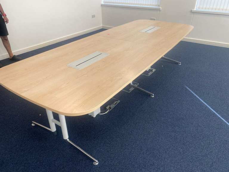 4000mm Senator Maple Boardroom Table