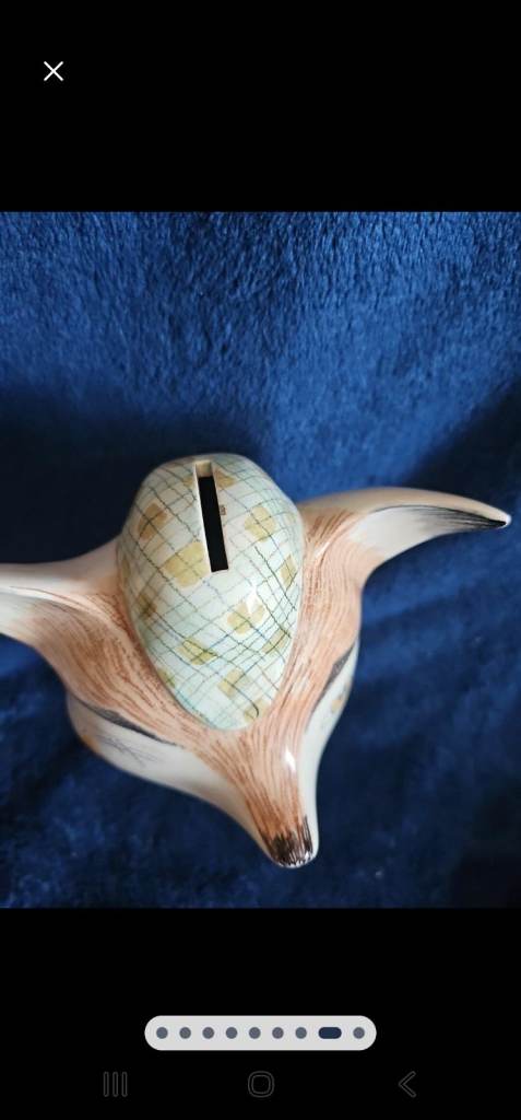Beswick Fox Money Box