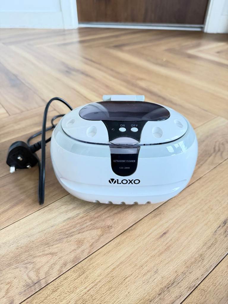 VLOXO CD-2800 Ultrasonic Cleaner 600ml 50W + Cleaning Solution Bundle – Excellent Condition