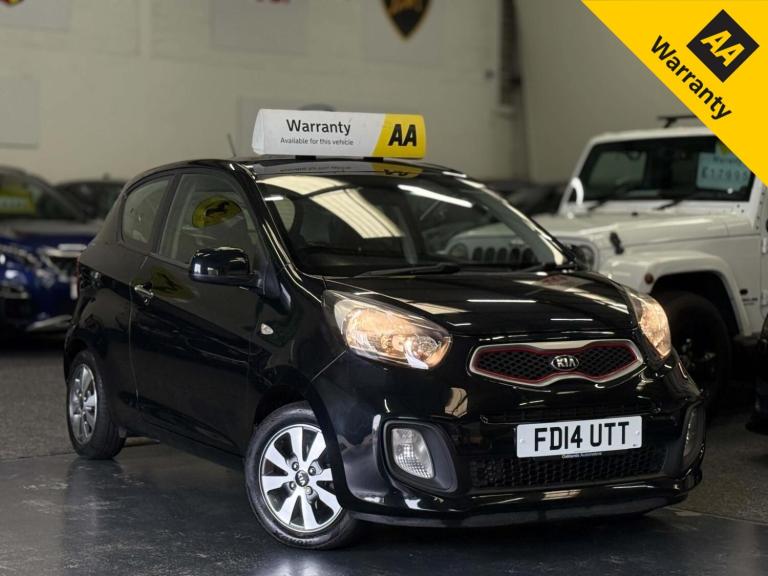 KIA PICANTO 1.0 VR7 Black Manual Petrol 2014! Â?20 ROAD TAX! AIR-CON! BLUETOOTH!