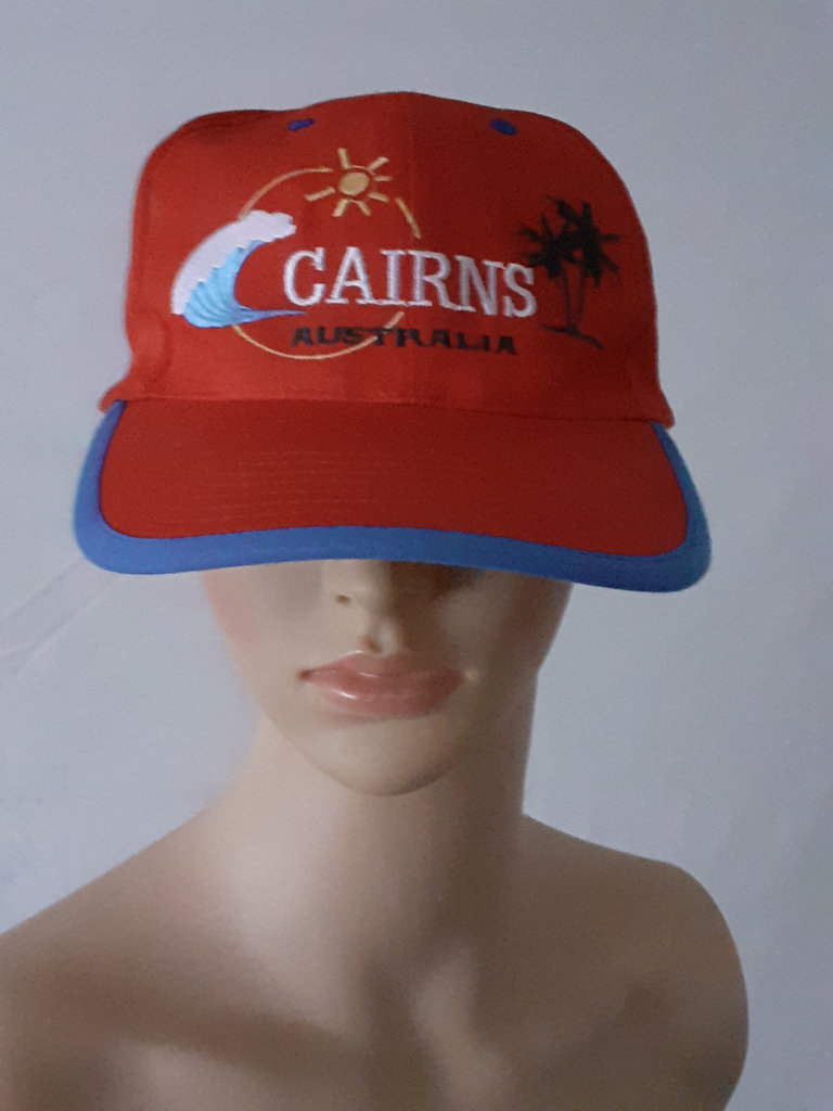 Cairns Australia Baseball Cap Adjustable One Size Embroidered Logo