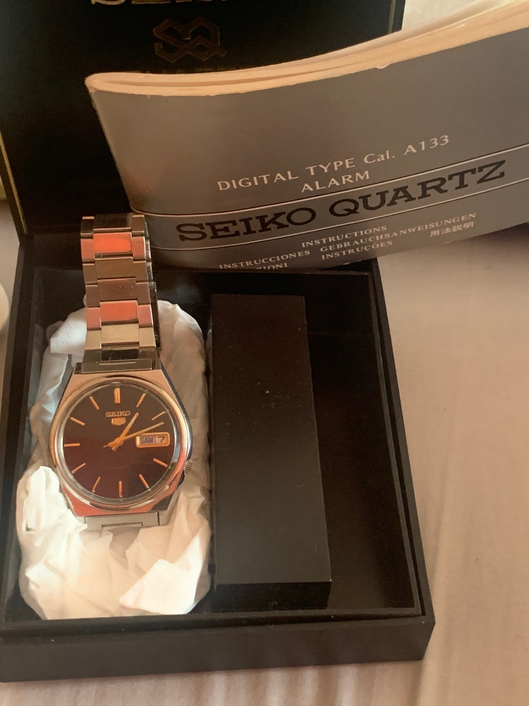 Gents original Seiko 5 automatic watch 