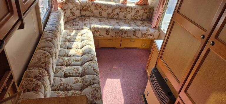 L - shape caravan cushions set of 7 for camper caravan motorhome boat.