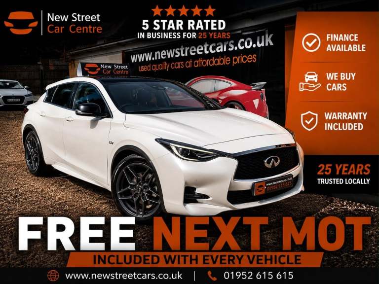 2017 Infiniti Q30 2.0T Sport DCT Euro 6 (s/s) 5dr HATCHBACK Petrol Automatic