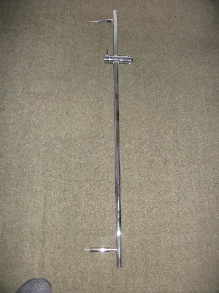 Shower riser rail