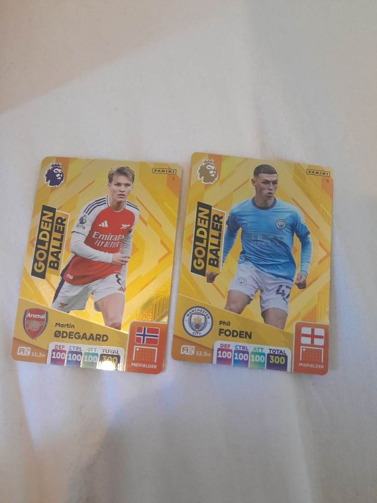 Football trading cards