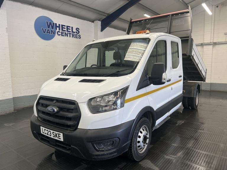 2023 Ford Transit 2.0 350 EcoBlue Leader Double Cab Tipper 4dr Diesel Manual RWD L3 Euro 6 (s Tip...