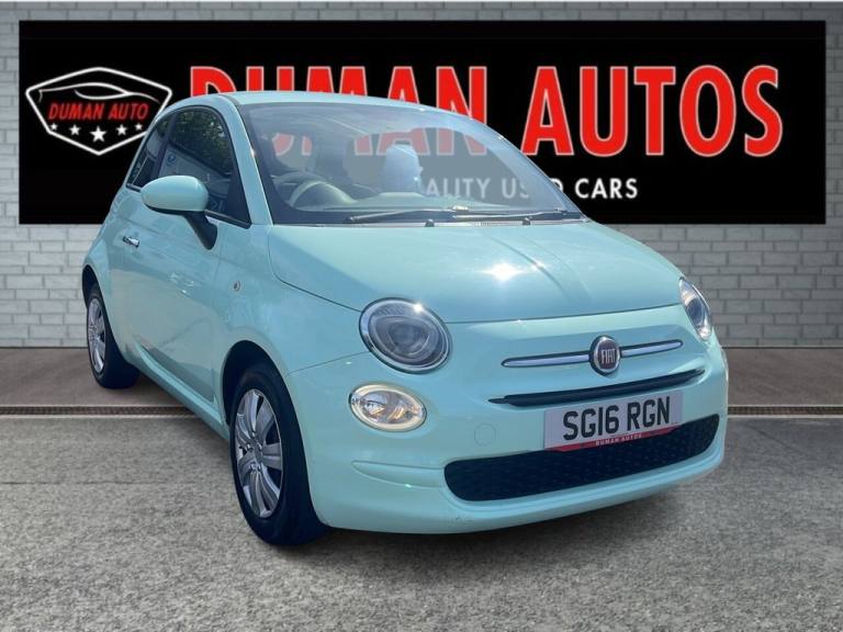 2016 Fiat 500 1.2 Pop Hatchback 3dr Petrol Dualogic Euro 6 (s/s) (69 bhp) Hatchback Petrol Automatic