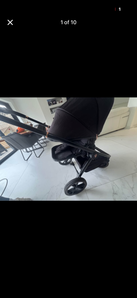 Venicci Tinum 2.0 7pc Bundle - Special Edition, Stylish Black