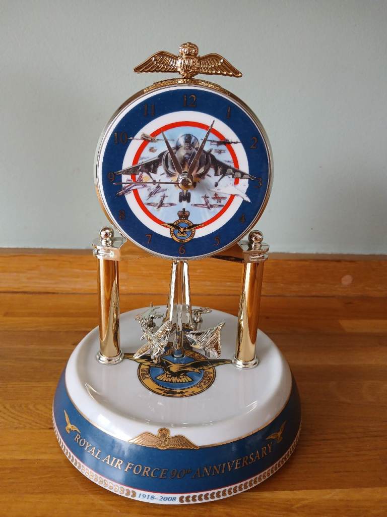 Royal Air Force 90th Anniversary Commemorative Clock