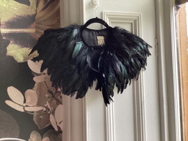 Biba feather cape