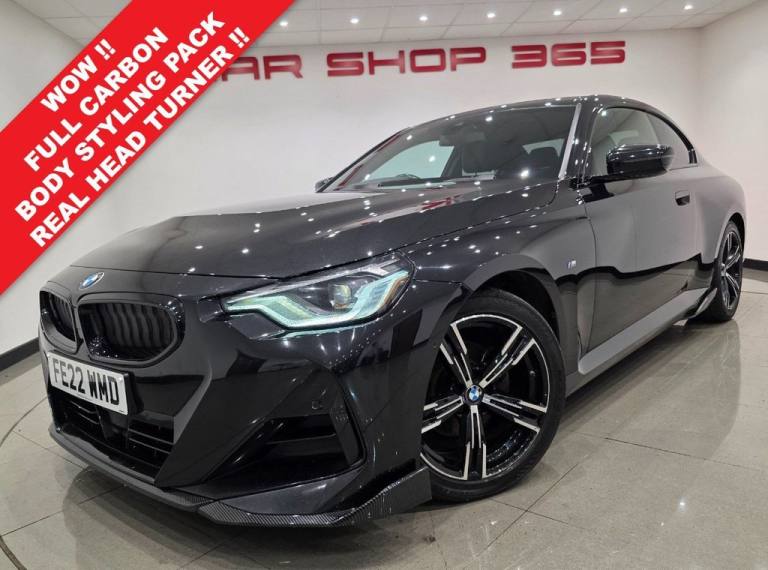 2022 22 BMW 2 SERIES 2.0 220I M SPORT COUPE 2DR PETROL AUTO EURO 6 (S/S) 184 PS