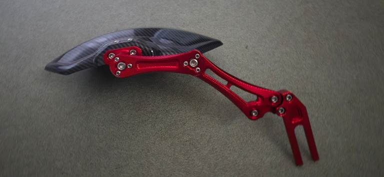 Universal motorbike mudguard 