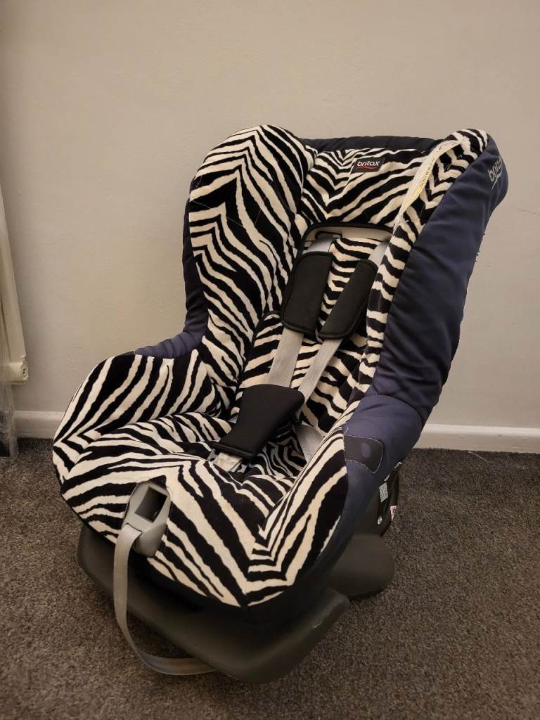 image for BRITAX FIRST CLASS PLUS GROUP 0/1 CAR SEAT SMART ZEBRA