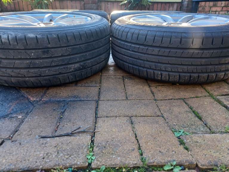 2 sets bmw alloy wheels for sale