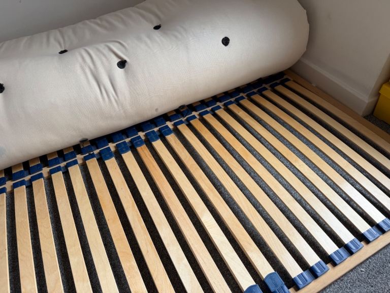 Premium Hemp Futon (HANF 3) & King Size Bed Base 160x200