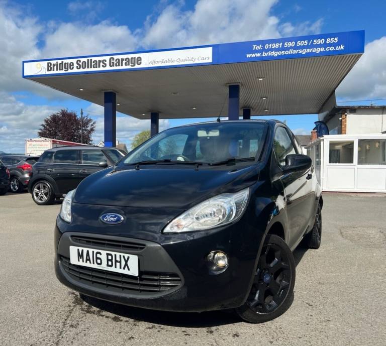 2016 16 FORD KA 1.2 ZETEC BLACK EDITION HATCHBACK 3DR PETROL MANUAL EURO 6 (S/S)