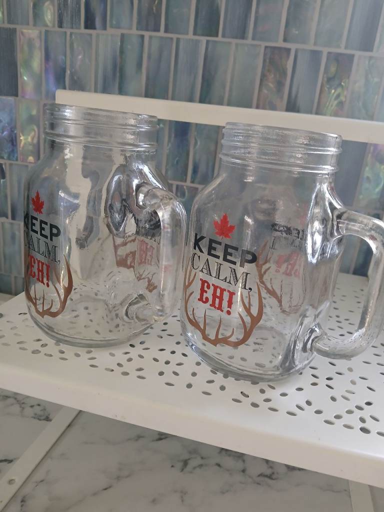 Canadian mason drinking jars