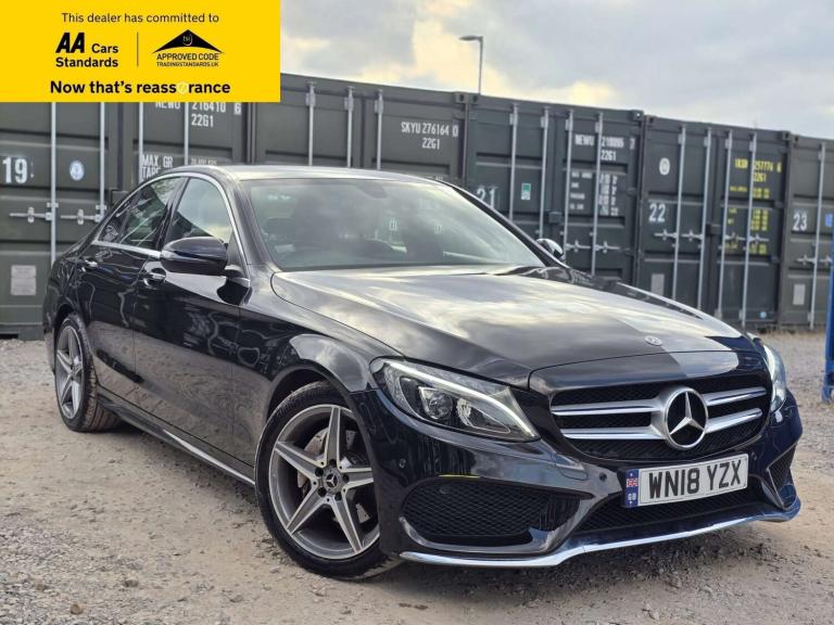 2018 Mercedes-Benz C Class 2.1 C220d AMG Line Saloon 4dr Diesel G-Tronic+ Euro 6 (s/s) (170 ps) S...