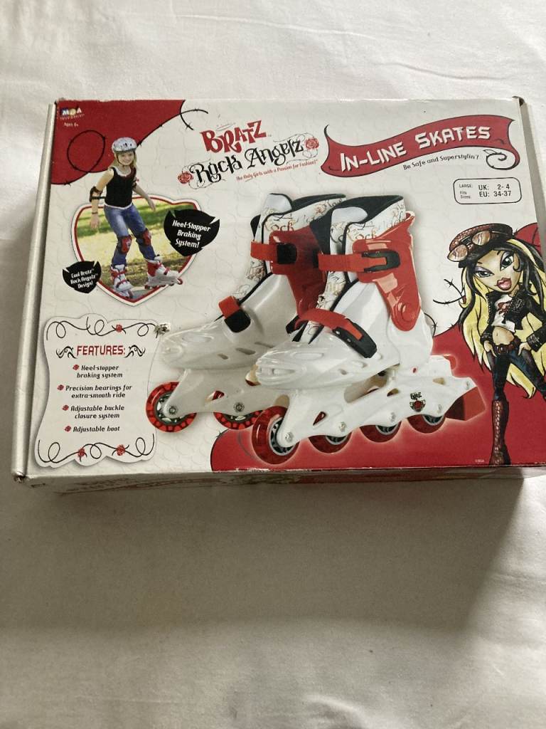 Cool Bratz Rock Angelz Design In-Line Skates UK Size 2-4