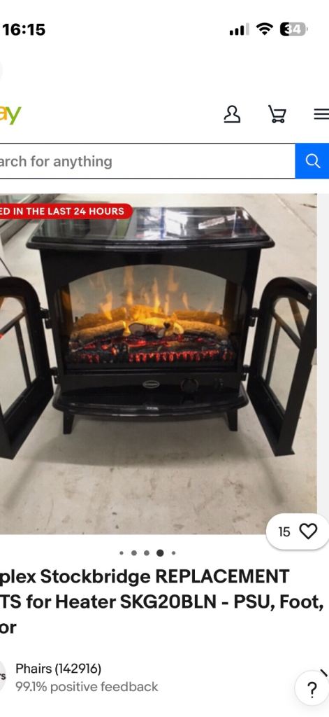 image for Dimplex electric fire /stove 