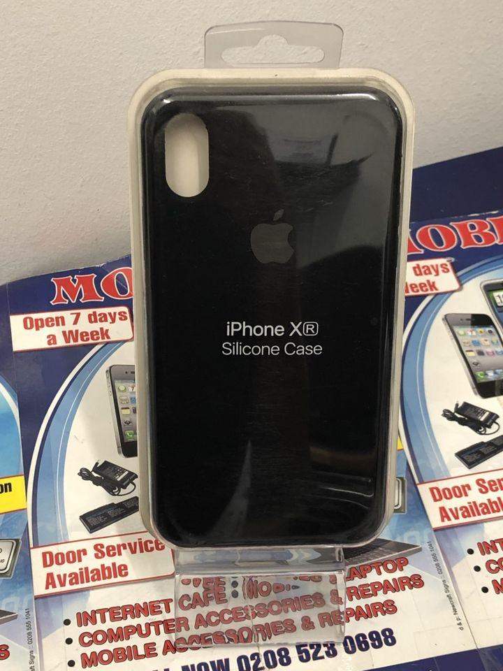 Apple iPhone black premium quality gel case available for iPhone 6S 8plus XR & XS MAX