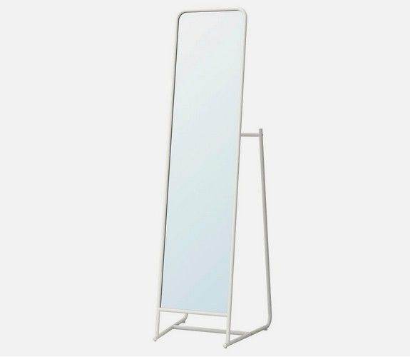 IKEA Knapper Large standing mirror with hooks and clothes hanging rail