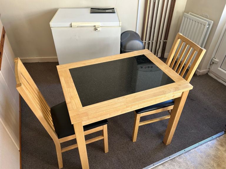 Dining table and chairs