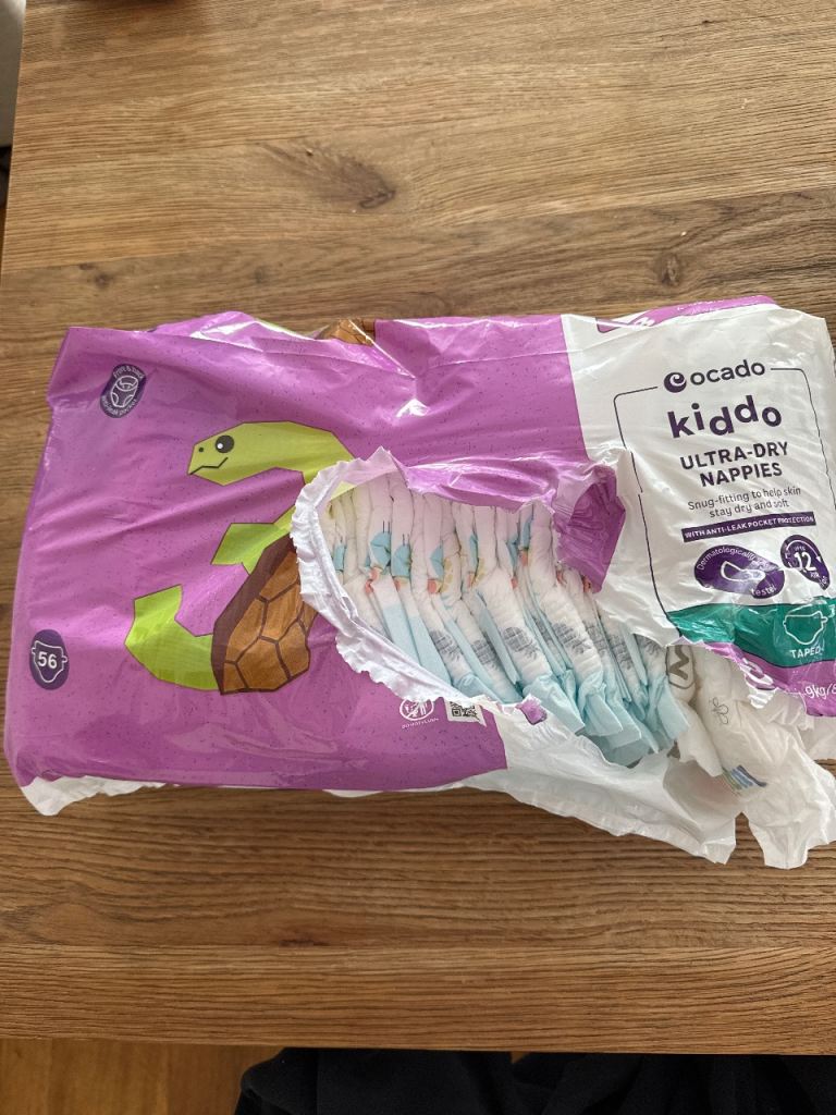 Free nappies - size 3