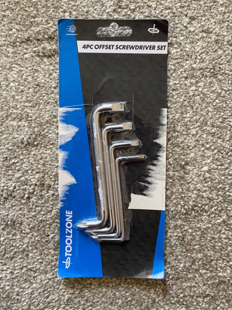 Toolzone 4 piece offset screwdriver set