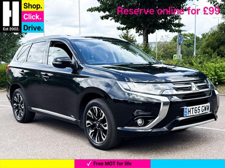 2016 Mitsubishi Outlander 2.0h 12kWh GX4h SUV 5dr Petrol Plug-in Hybrid CVT 4WD Euro 6 (s/s) (200...