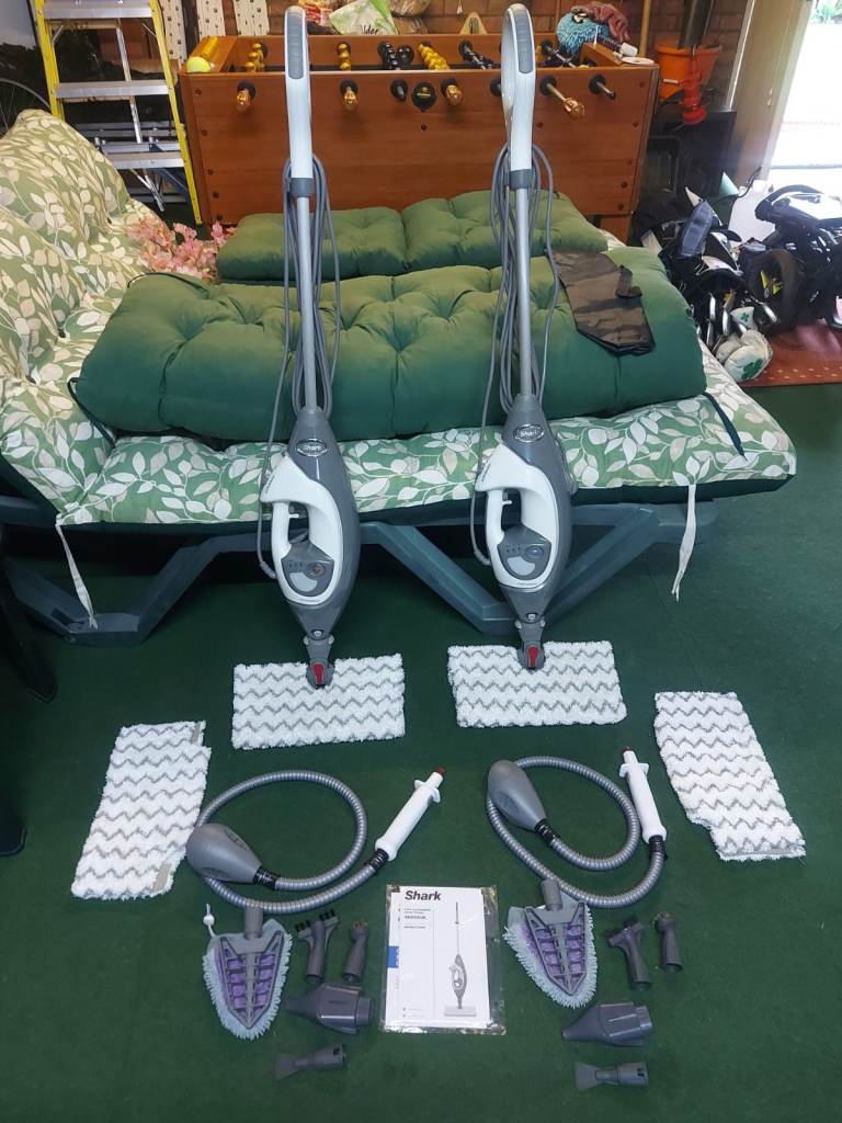 Shark Steam Mop with Accessories – One Brand New and the other Almost New